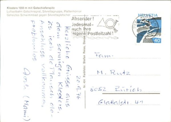 Seilbahn Klosters Schwimmbad Gatschieferspitz – Bild 2
