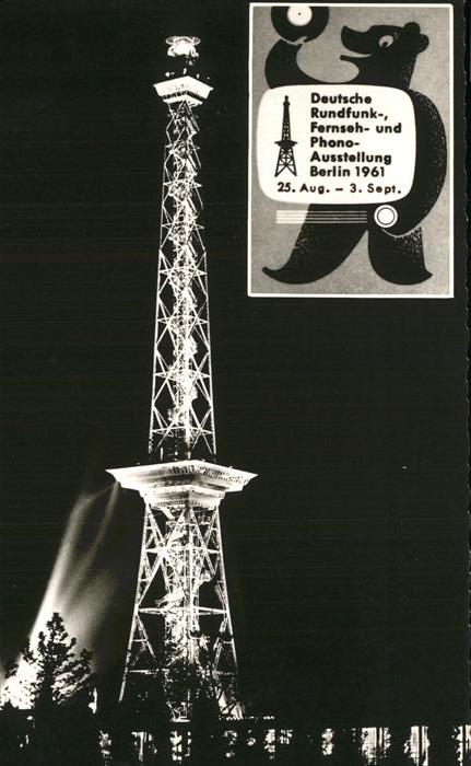 Funkturm Berlin Deutsche Rundfunkausstellung
