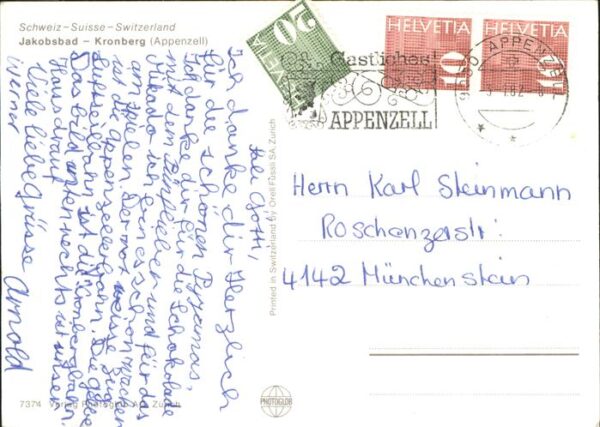 Bergbahn Seilbahn Jakobsbad-Kronberg – Bild 2