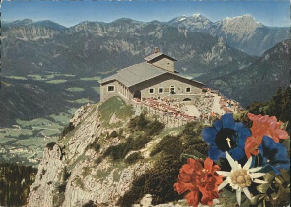 Edelweiss Enzian Kehlsteinhaus Berchtesgaden