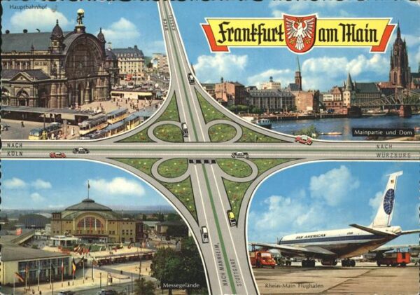Flugzeuge Zivil Frankfurt am Main Autobahn Frankfurter