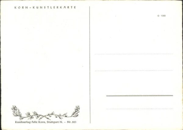 Blumen Ezian Korn-Künstlerkarte Nr. 523 – Bild 2