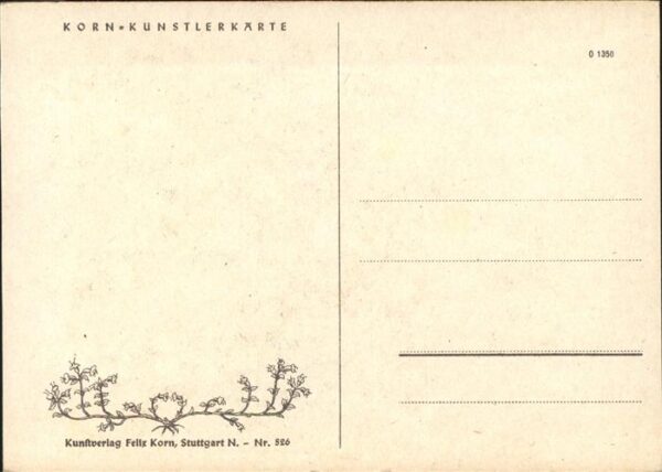 Blumen Enzian Korn-Künstlerkarte Nr. 526 – Bild 2