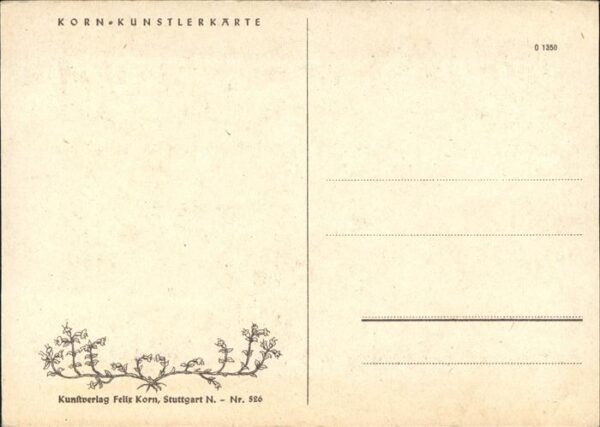 Blumen Enzian Korn-Künstlerkarte Nr. 526 – Bild 2