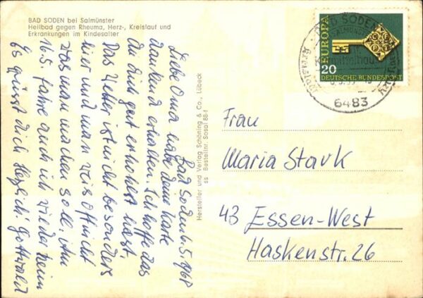 Bad Soden-Salmuenster Bahnhofstrassenu.Hüttenschloß – Bild 2