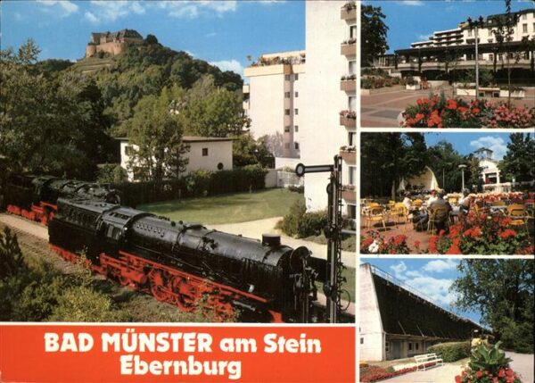 Bad Muenster Stein Ebernburg (mit sauberem Werbestempel)