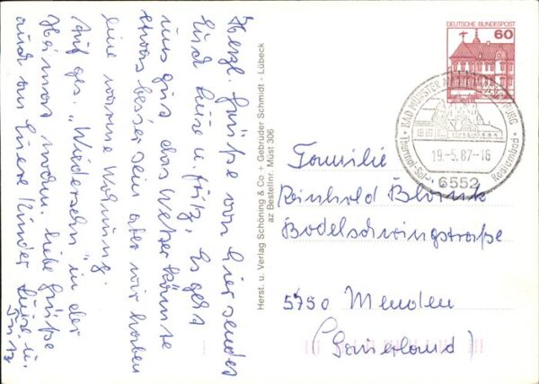 Bad Muenster Stein Ebernburg (mit sauberem Werbestempel) – Bild 2