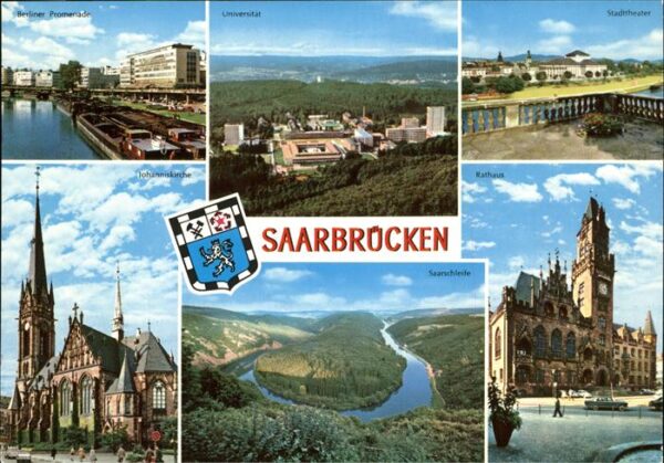 Saarbruecken Rathaus u.Stadttheater