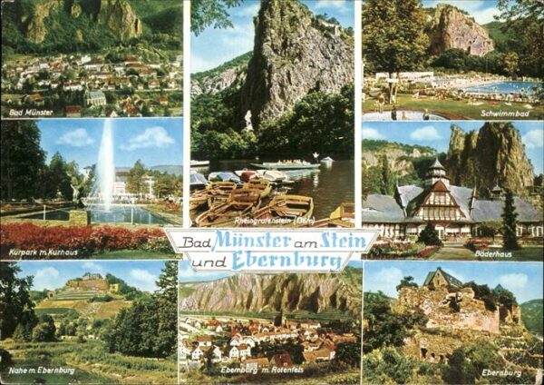 Bad Muenster Stein Ebernburg Schwimmbad u.Ebernburg
