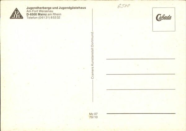 Mainz Rhein Jugenherberge u.Jugendgästehaus – Bild 2
