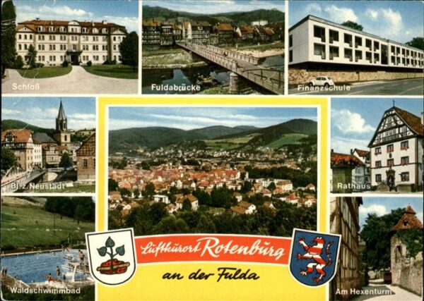 Rotenburg Fulda Finanzschule u.Waldschwimmbad