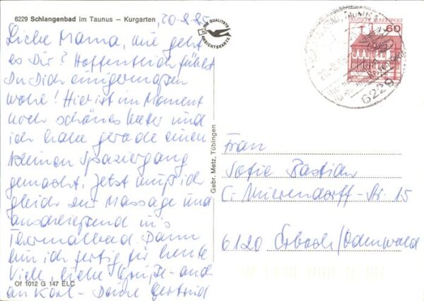 Schlangenbad Taunus Kurgarten – Bild 2