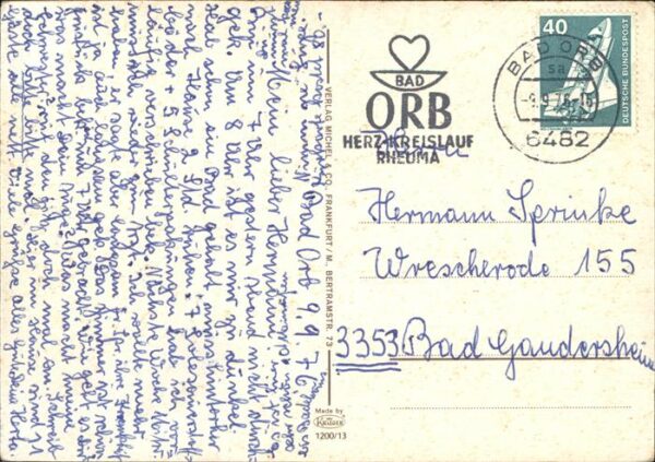 Bad Orb Spessart Marktplatz u.Saline – Bild 2