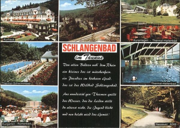 Schlangenbad Taunus Nassauer Allee u.Kurhaus