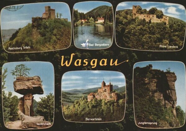 Bad Bergzabern Der Wasgau mit seinen Burgruinen