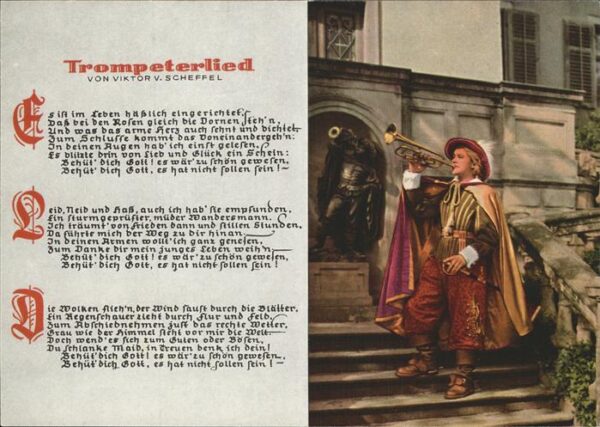 Bad Saeckingen Der Trompeter mit Trompeterlied