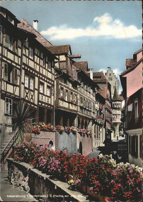 Meersburg Bodensee Partie an der Steige