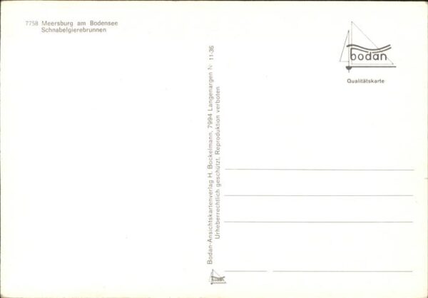 Meersburg Bodensee Schnabelgierebrunnen – Bild 2