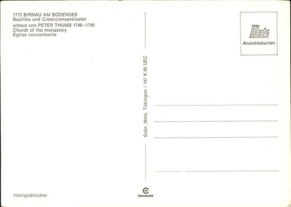 Birnau Innenansicht vom Kloster Birnau – Bild 2