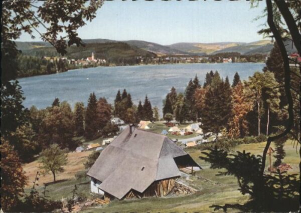 Titisee mit Seehäusle u.Campingplatz