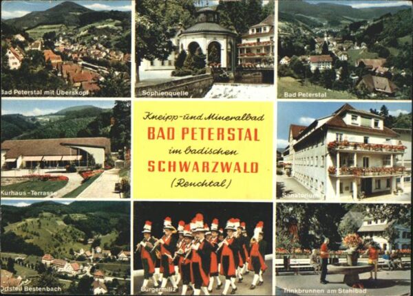 Bad Peterstal-Griesbach mit Sanatorium u.Trinkbrunnen a Stahlba