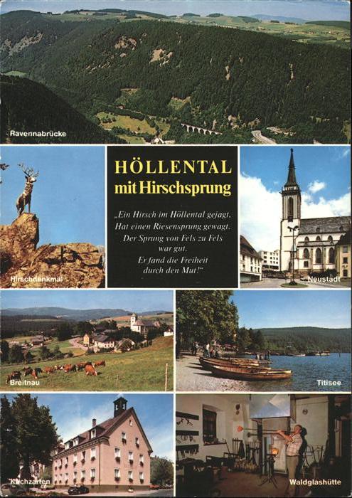 Hoellental Schwarzwald mit Hirschsprung