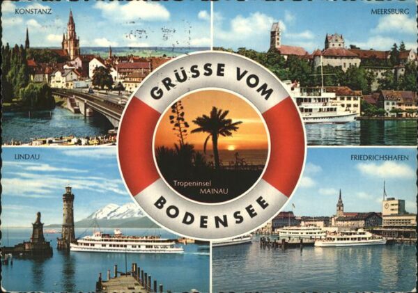 Lindau Bodensee mit weiteren Städten am Bodensee