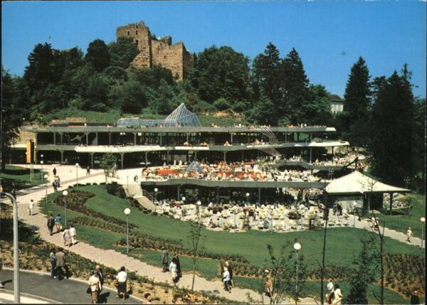 Badenweiler Das Neue Kurhaus u.Ruine