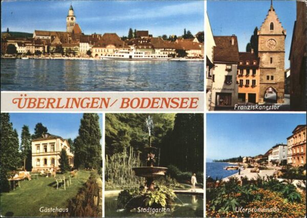 Ueberlingen Bodensee Stadtgarten u.Franziskanertor