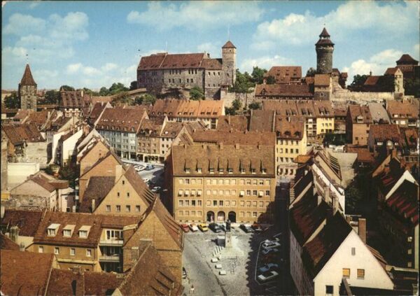 Nuernberg Altstadt mit Burg