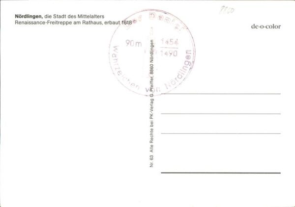 Noerdlingen Freitreppe am Rathaus – Bild 2