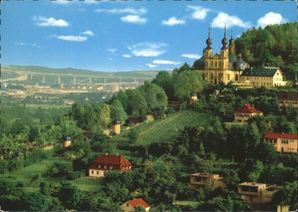 Wuerzburg Blick auf Käppele