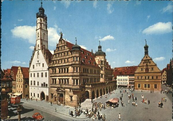 Rothenburg Tauber Altes u.Neues Rathaus