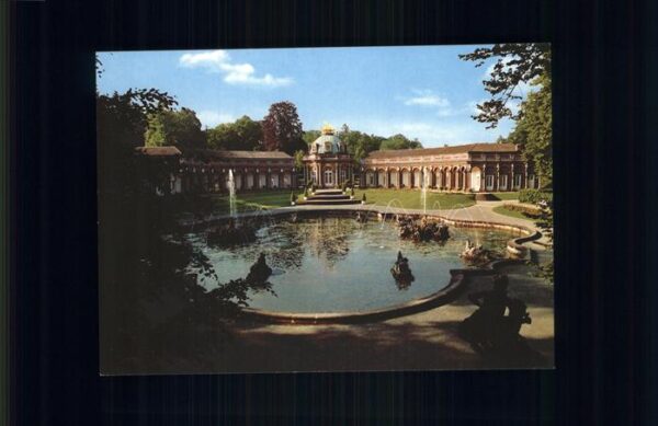 Bayreuth Neues Schloß mit Wasserspiele