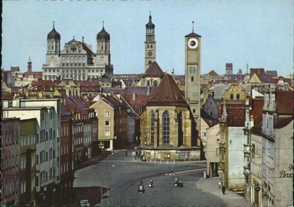Augsburg Jakobskirche u.Rathaus