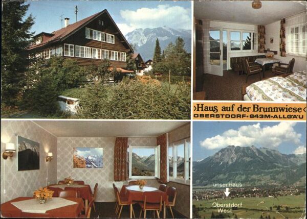 Oberstdorf Haus auf der Brunnwiese