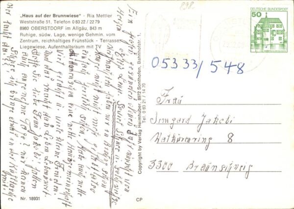 Oberstdorf Haus auf der Brunnwiese – Bild 2