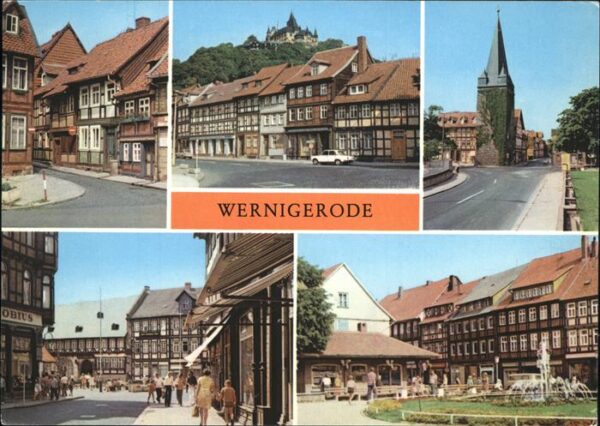 Wernigerode Harz Nikolaiplatz u.Westertorturm