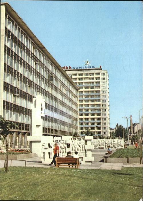 Karl-Marx-Stadt Blick in die Karl-Marx-Allee