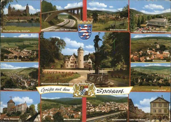 Spessart Eifel mit Rohtenbuch Lohr am Main usw.