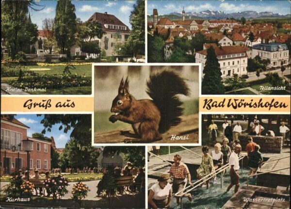 Bad Woerishofen Kurhaus u.Kneipp-Denkmal