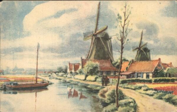 Niederlande die bekannten Mühlen