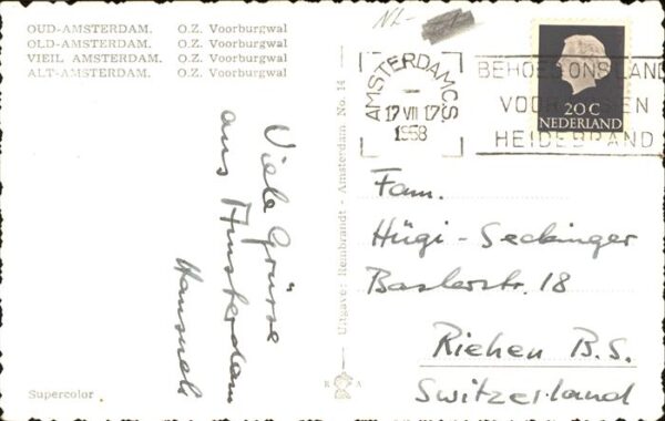 Amsterdam Niederlande Voorburgwal – Bild 2