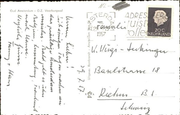 Amsterdam Niederlande O.Z.-Voorburgwal – Bild 2