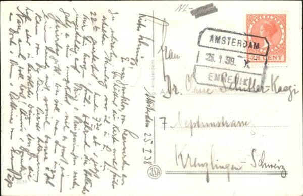 Amsterdam Niederlande Prins-Hendrikkade met Victoria Hotel – Bild 2