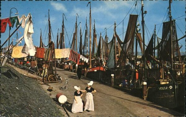 Volendam Partie am Hafen