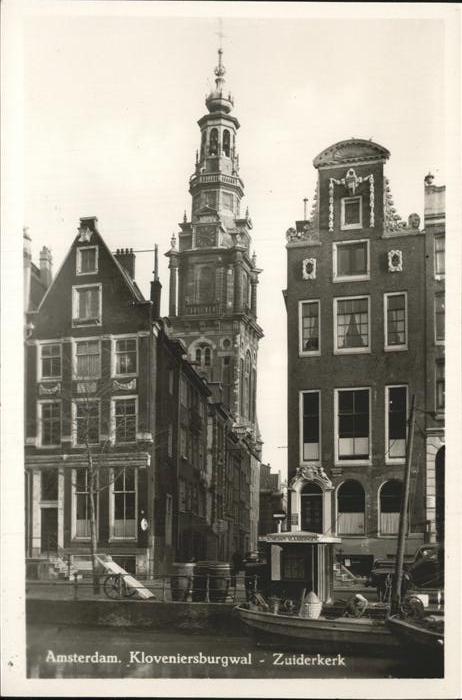 Amsterdam Niederlande Kloveniersburgwal Zuiderkerk