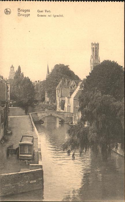 Bruges BRUGGE Belgie Qual Vert.