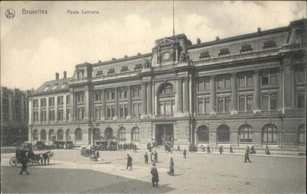 Bruessel Bruxelles Poste Centrale