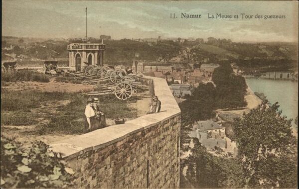 Namur Wallonie La Meuse et Tour des guetteurs
